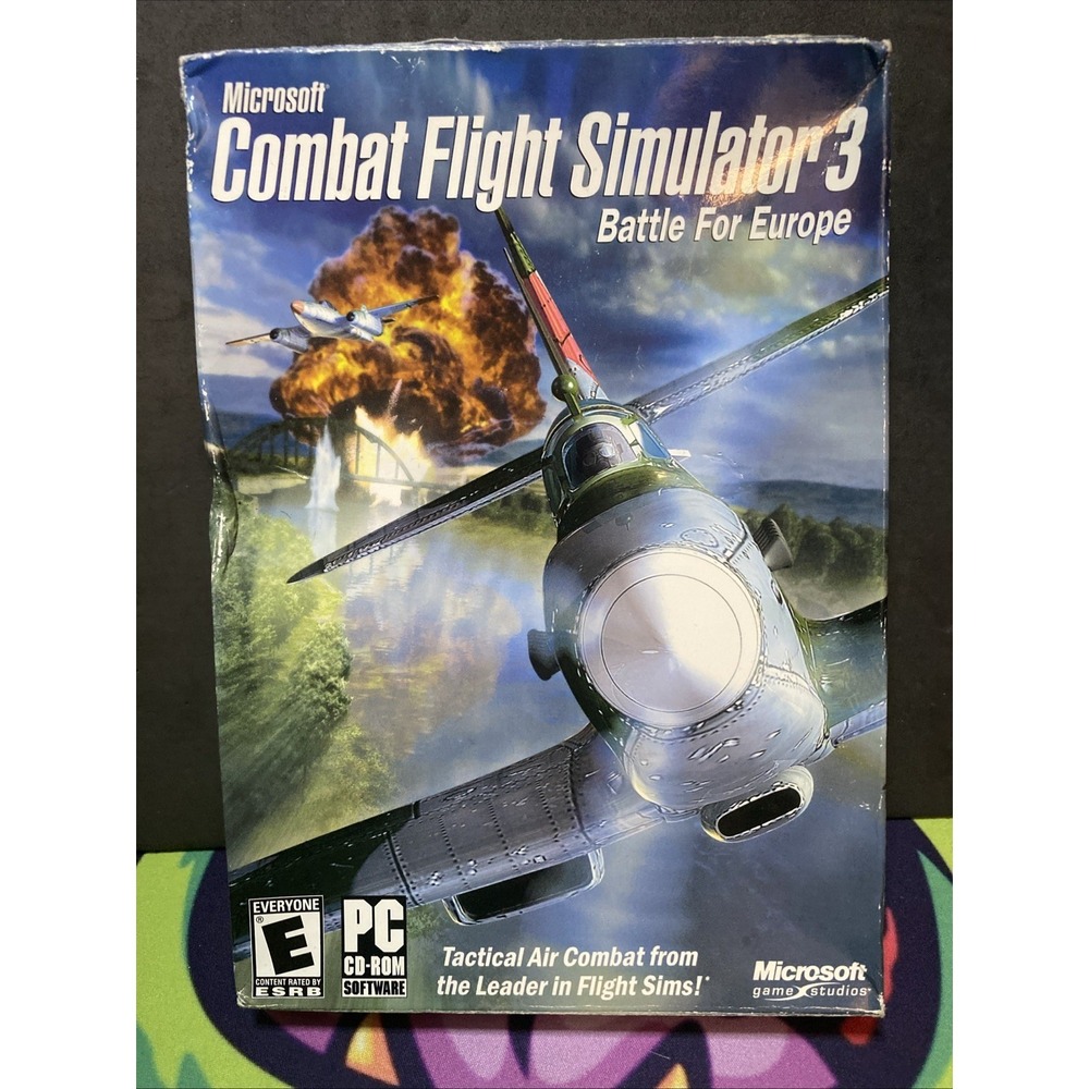 Microsoft Combat Flight Simulator 3: Battle for Europe (PC 2002) In Original Box